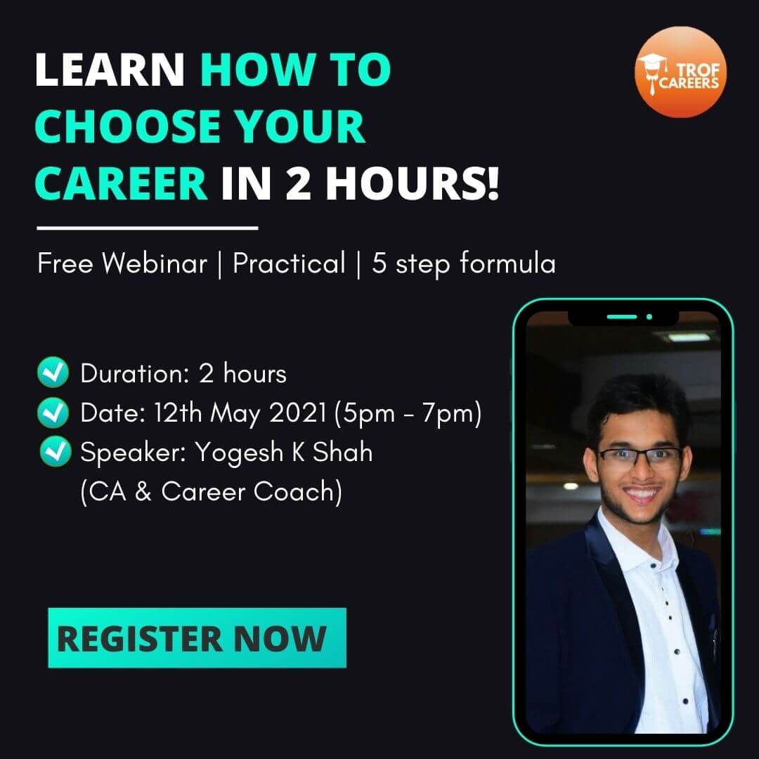 Webinar on How to Choose your Career