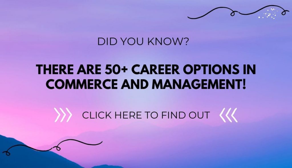 Careers in Commerce & Management